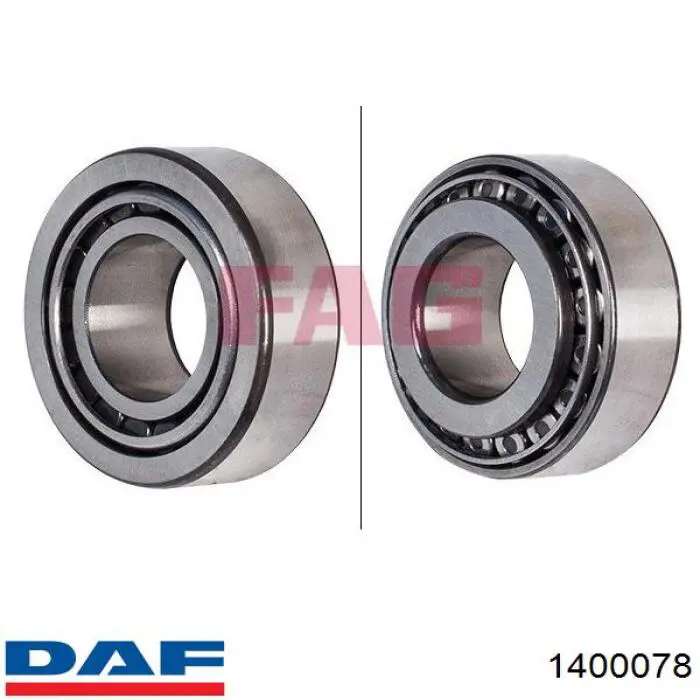 Підшипник маточини задньої, зовнішній 1400078 DAF