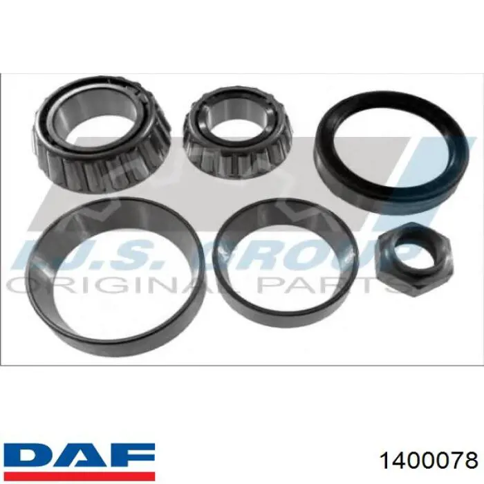 1400078 DAF Підшипник маточини задньої, зовнішній