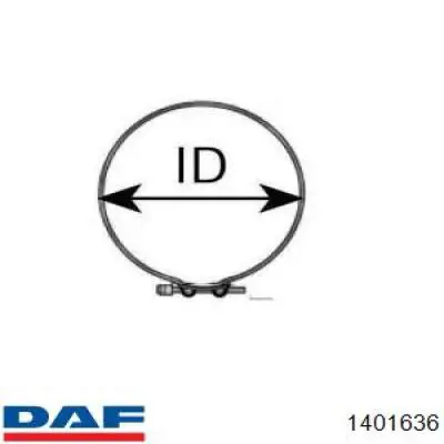  DAF 1401636 ціна, від 646.69 USD