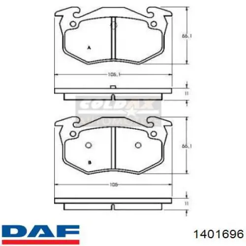 DIN22137 Dinex Штани глушника передні
