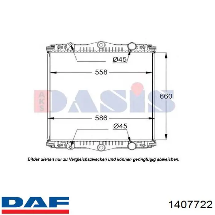  DAF 1407722 ціна, від 112.09 USD