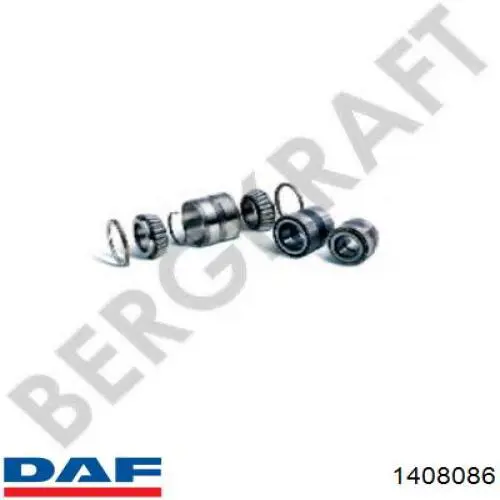Підшипник задньої ступиці 1408086 DAF