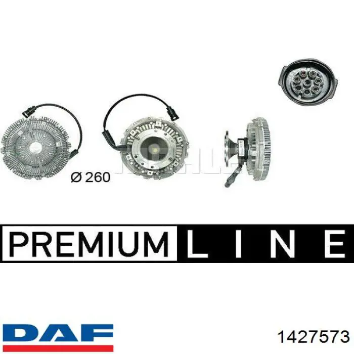 1427573 DAF Гідромуфта приводу вентилятора