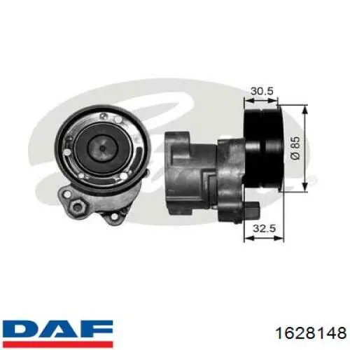Натягувач приводного ременя DAF 1628148 ціна, від 43.35 USD