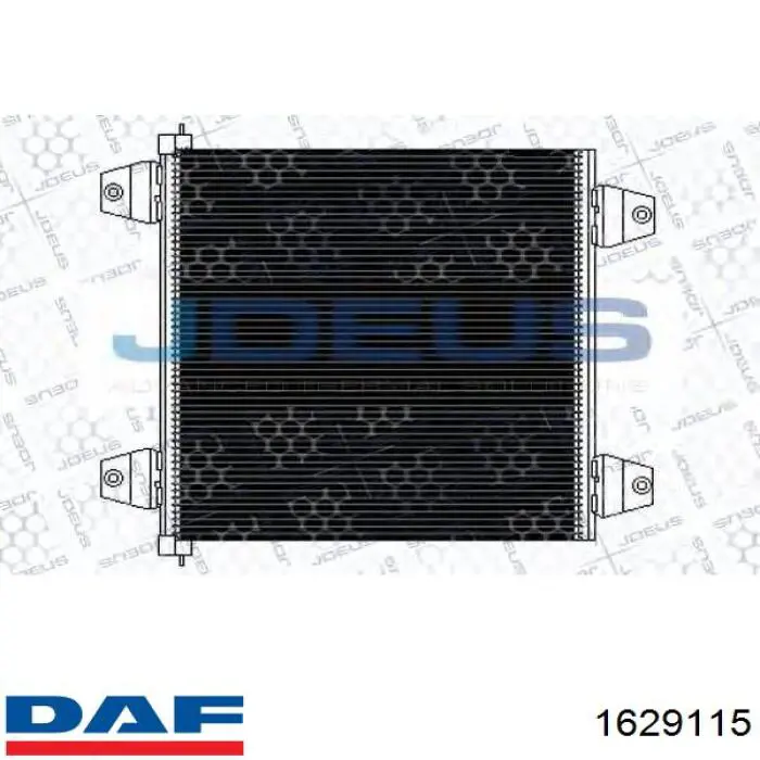 Купити 1629115 DAF Радіатор системи охолодження кондиціонера