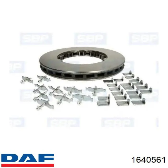 Купити 1640561 DAF Ротор гальмівний