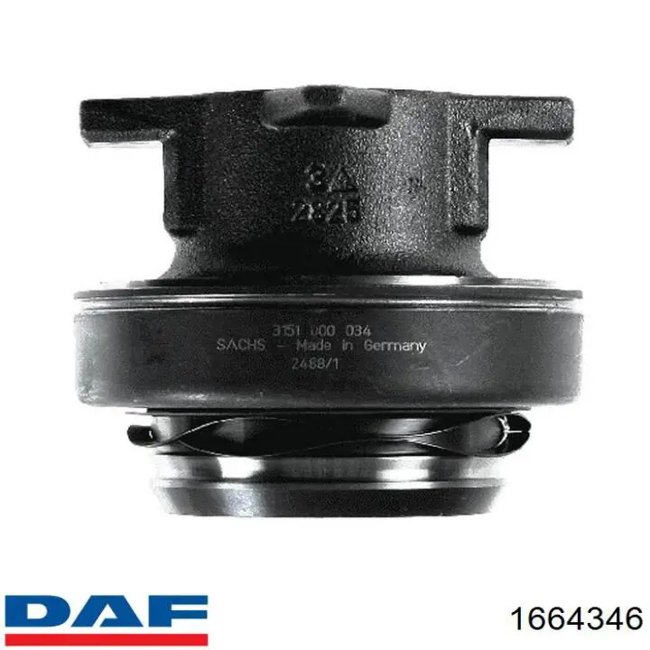1664346 DAF Підшипник ковзання зчеплення
