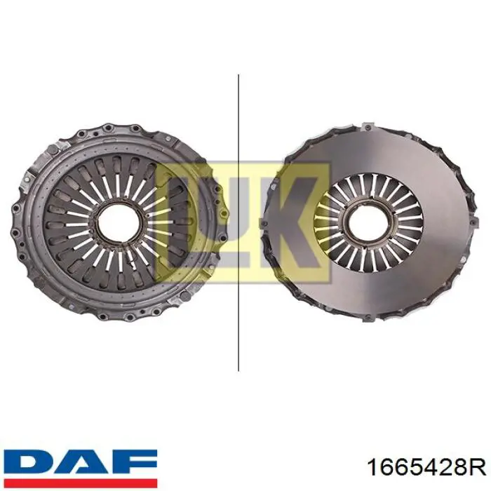 1665428R DAF Натискний диск зчеплення