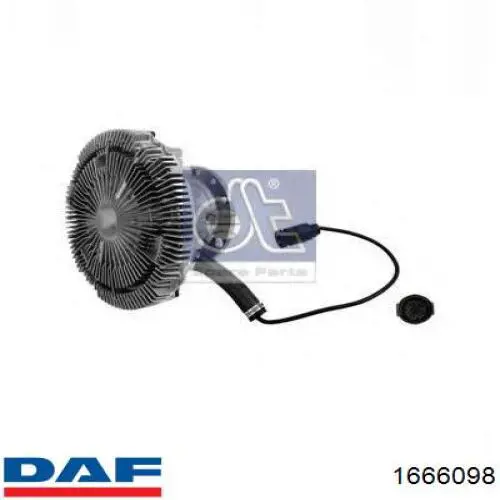 Купити 1666098 DAF Муфта вязкостная системи охолодження