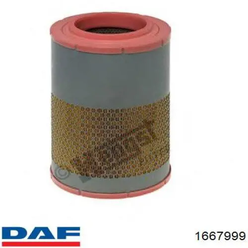 Елемент повітряного фільтра DAF 1667999 ціна, від 33.76 USD