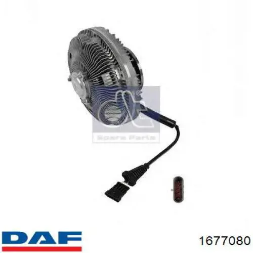 Вискомуфта вентилятора 1677080 DAF