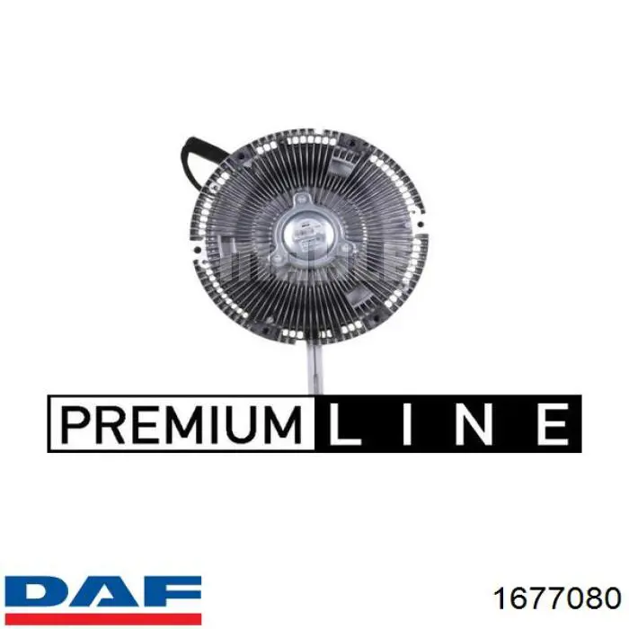 В'язкова муфта вентилятора DAF 1677080 ціна, від 507.02 USD