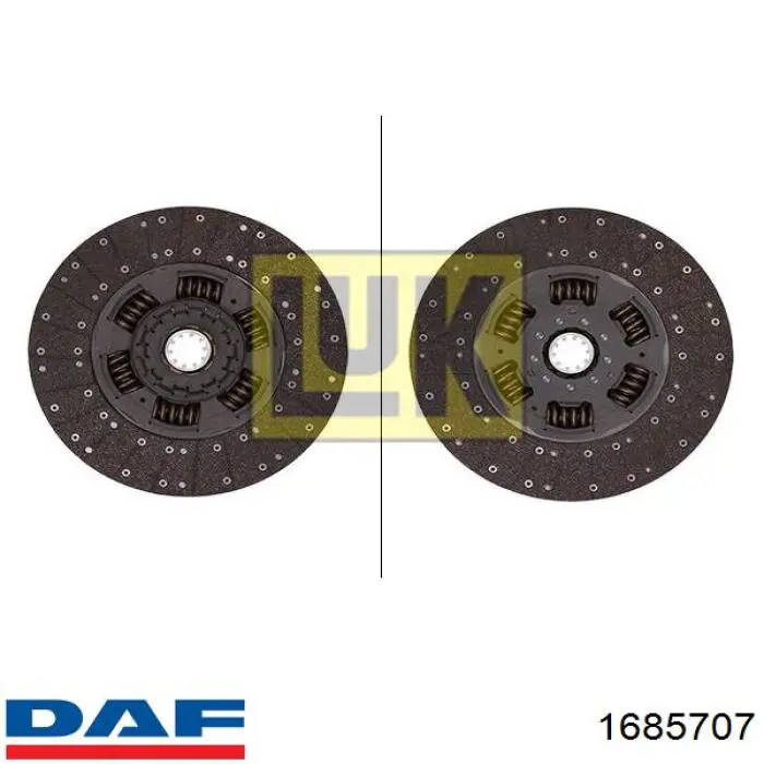 1685707 DAF Диск зчеплення