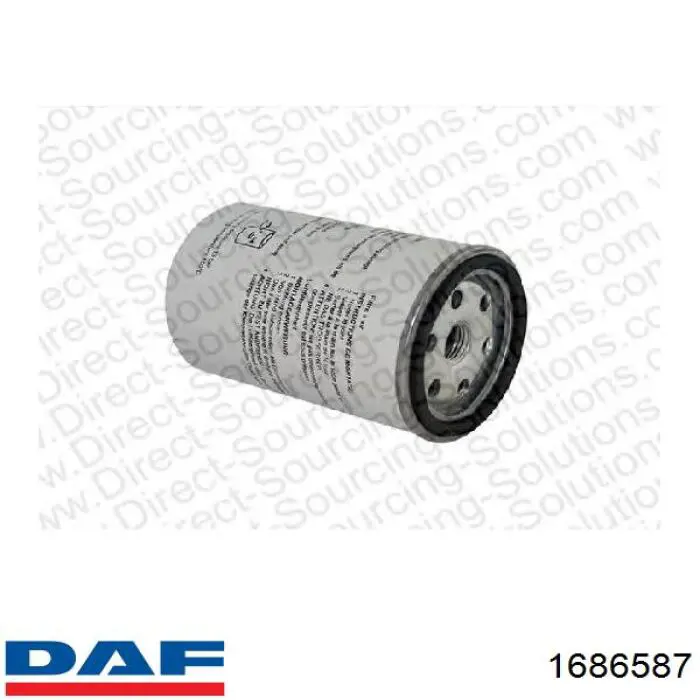 Фільтр повітряний компресора підкачки (амортизаторів) DAF 1686587 ціна, від 18.84 USD