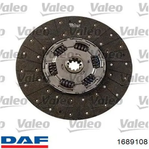 Диск зчеплення 1689108 DAF