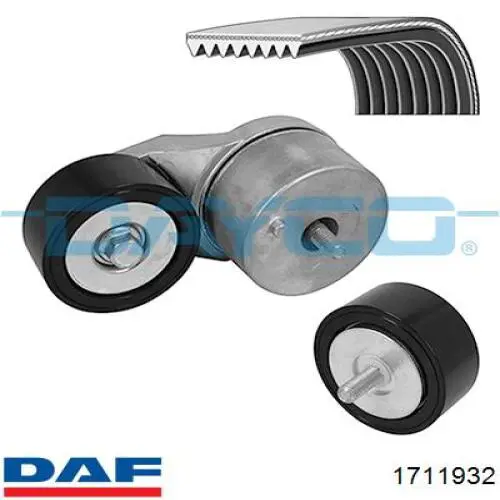 Купити DAYKPV236HD Dayco Ремінь приводний, агрегатів, комплект