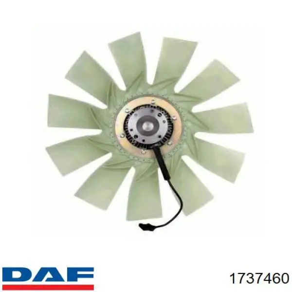 Купити 1737460 DAF Муфта вязкостная системи охолодження