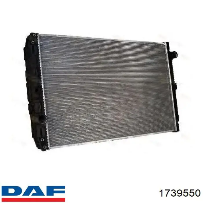 1739550 DAF радіатор охолодження двигуна