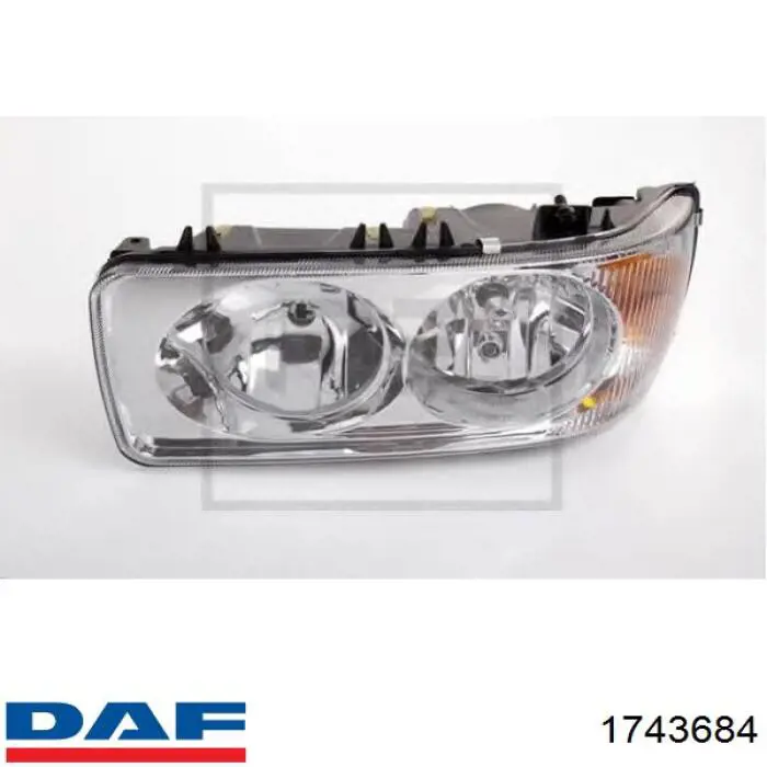 1743684 DAF Фара дальнього світла в зборі