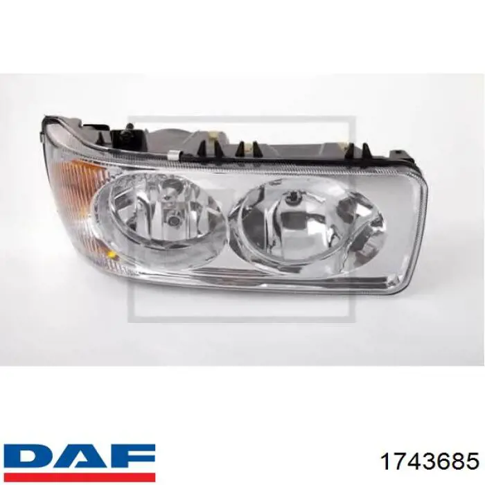 1743685 DAF Основна фара - вставка