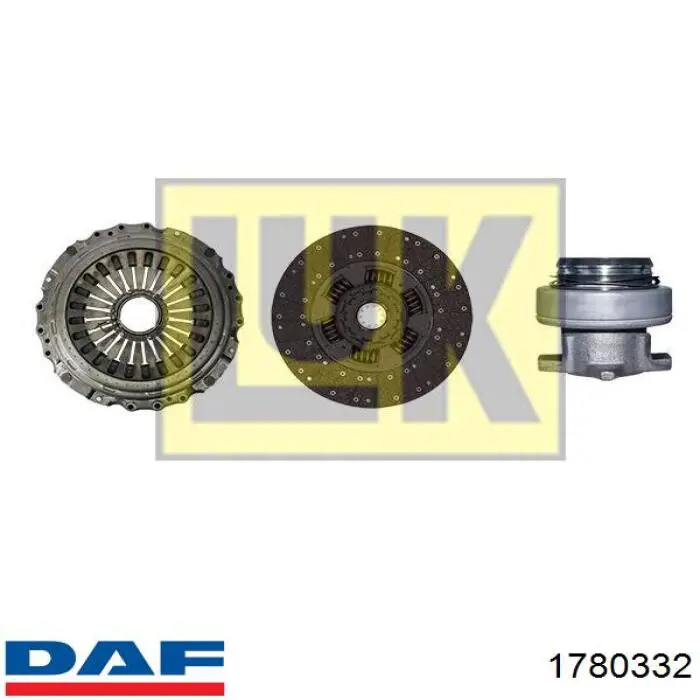 Вижимний підшипник 1780332 DAF