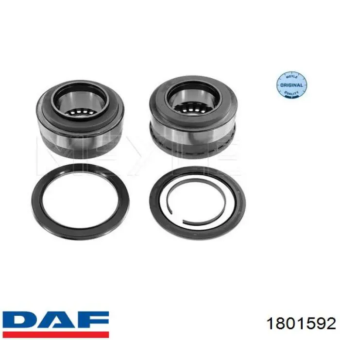 1801592 DAF Підшипник маточини передньої