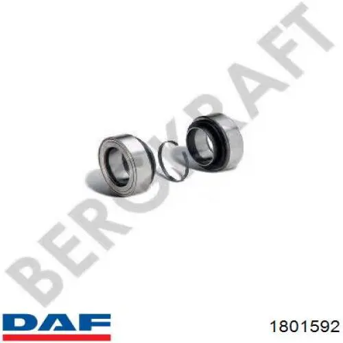Комплект підшипник маточини передньої DAF 1801592 ціна, від 227.61 USD