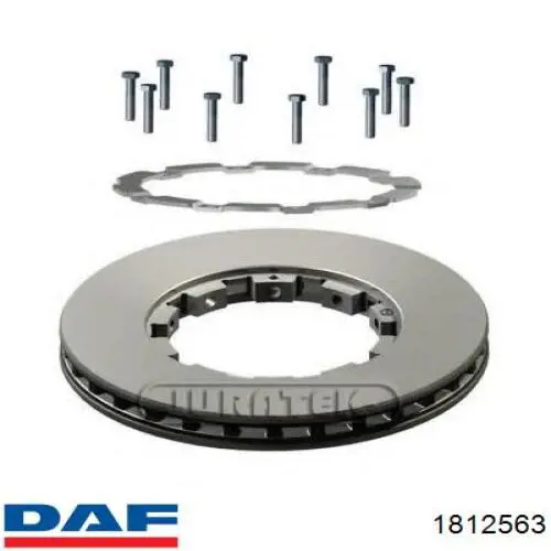 1812563 DAF Гальмо дискове переднє