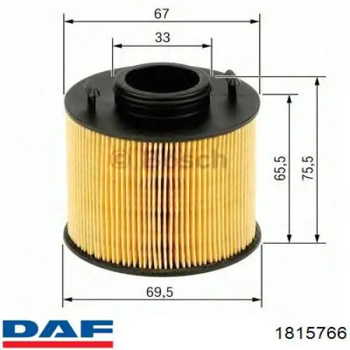 1815766 DAF Фільтр ad blue