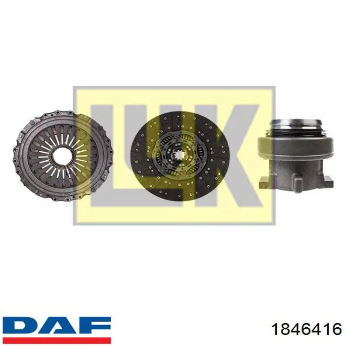 Зчеплення DAF 1846416 ціна, від 222.66 USD