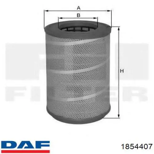 Фільтр повітряний 1854407 DAF