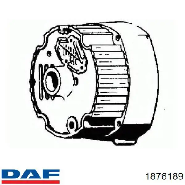 Купити 1876189 DAF Сальник коленвала передній