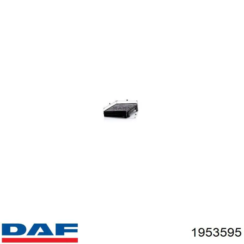 Фільтр повітряний обігрівача DAF 1953595 ціна, від 29.83 USD