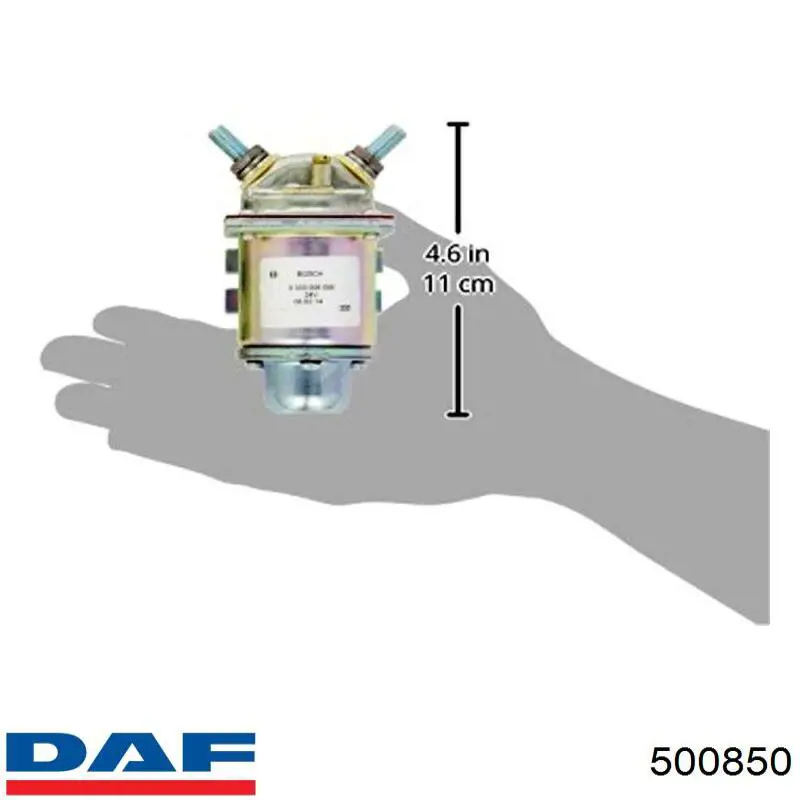 500850 DAF Тягове реле стартера