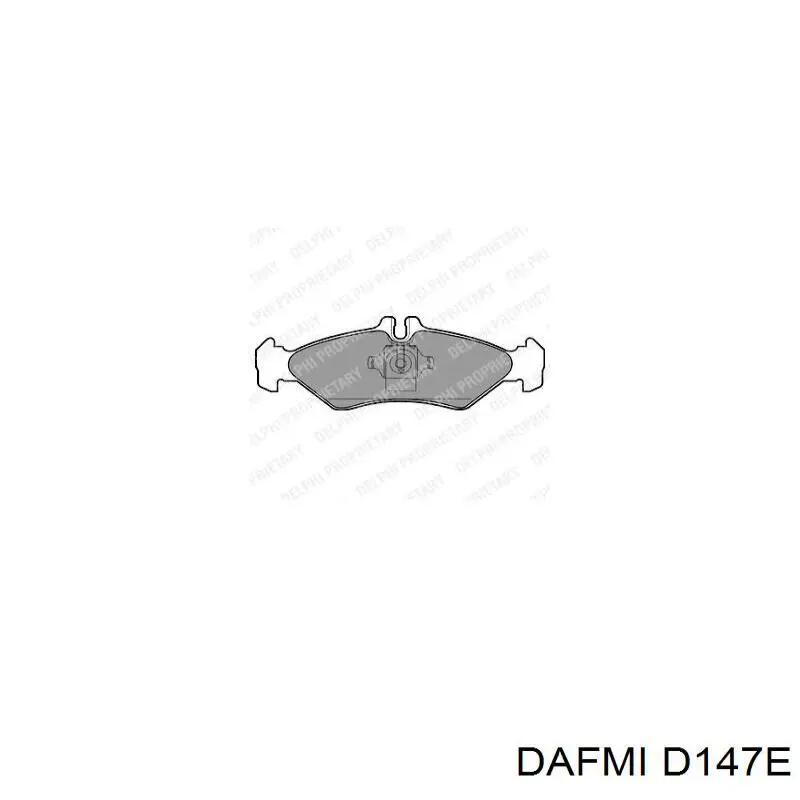 Задні гальмівні колодки D147E Dafmi