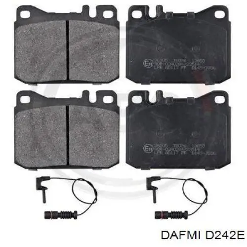 Передні тормозні колодки D242E Dafmi