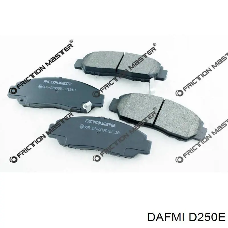 Купити D250E Dafmi Колодки гальмівні передні, дискові
