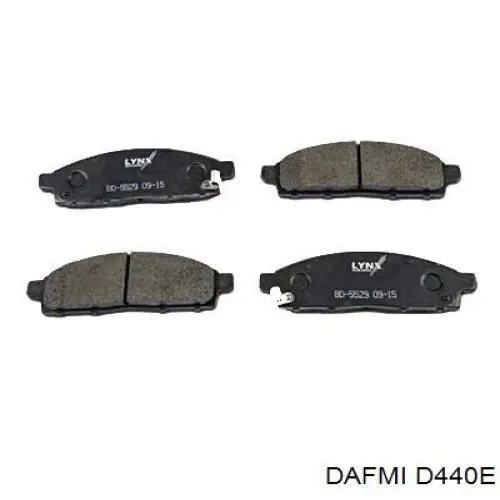 Передні тормозні колодки D440E Dafmi