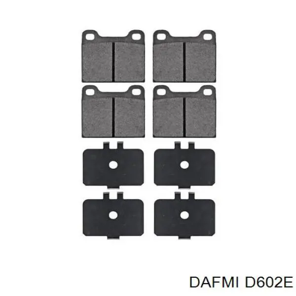 Купити D602E Dafmi Задні колодки