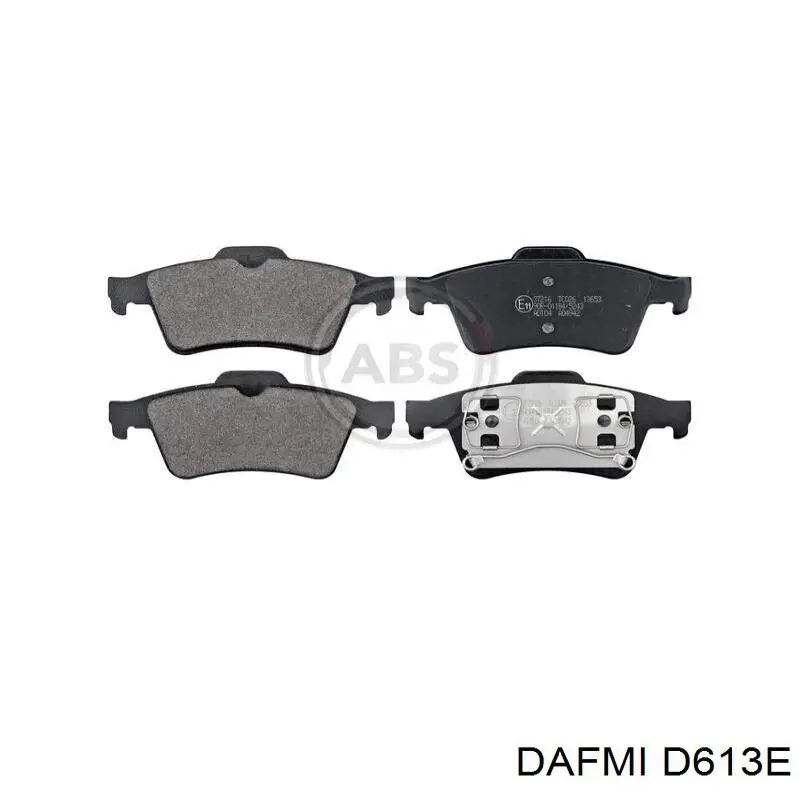 Купити D613E Dafmi Колодки гальмівні передні, дискові