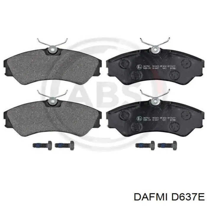 Гальмівні колодки Dafmi D637E ціна, від 14.46 USD