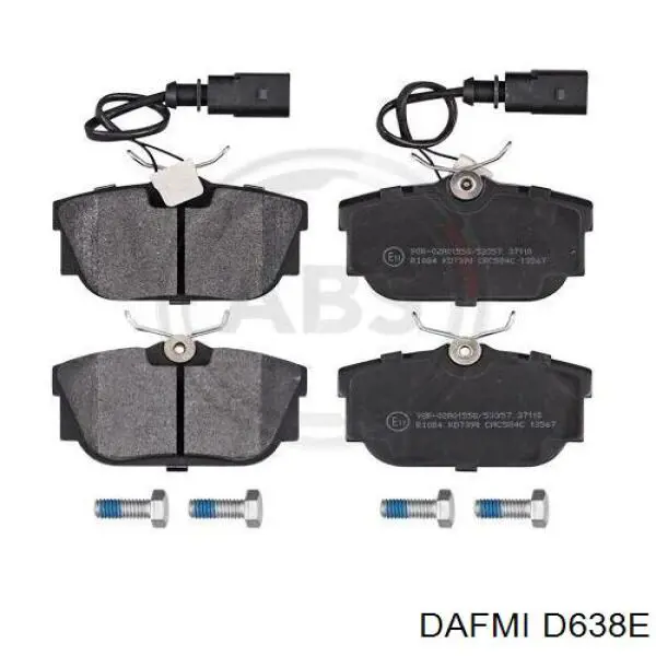 Купити D638E Dafmi Задні колодки