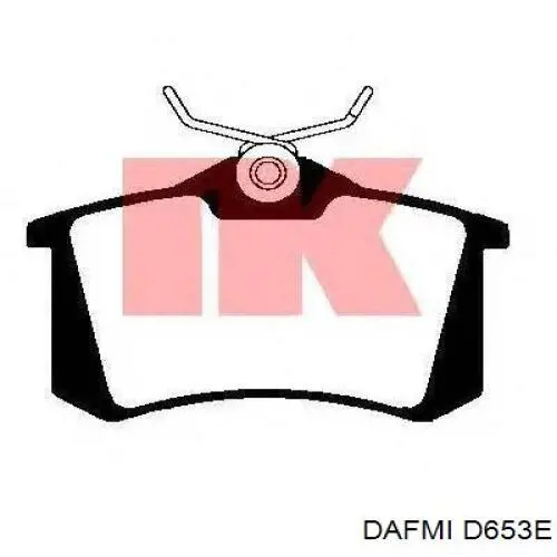 Купити D653E Dafmi Задні колодки
