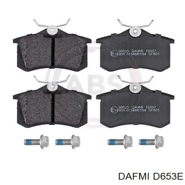 Задні гальмівні колодки Dafmi D653E ціна, від 12.22 USD
