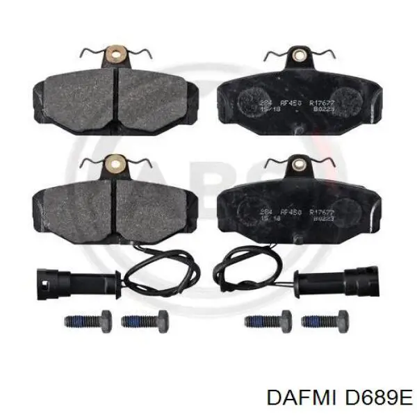 Задні гальмівні колодки Dafmi D689E ціна, від 11.07 USD