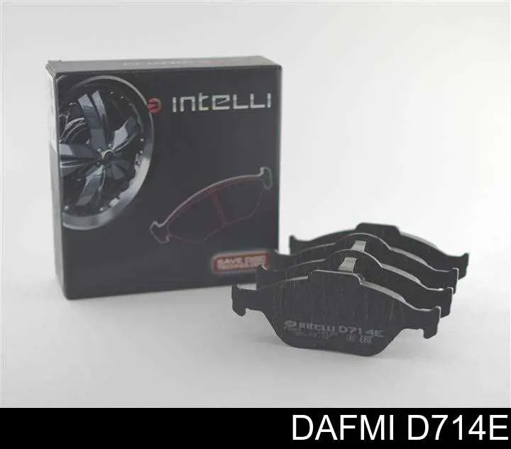 Купити D714E Dafmi Колодки гальмівні передні, дискові