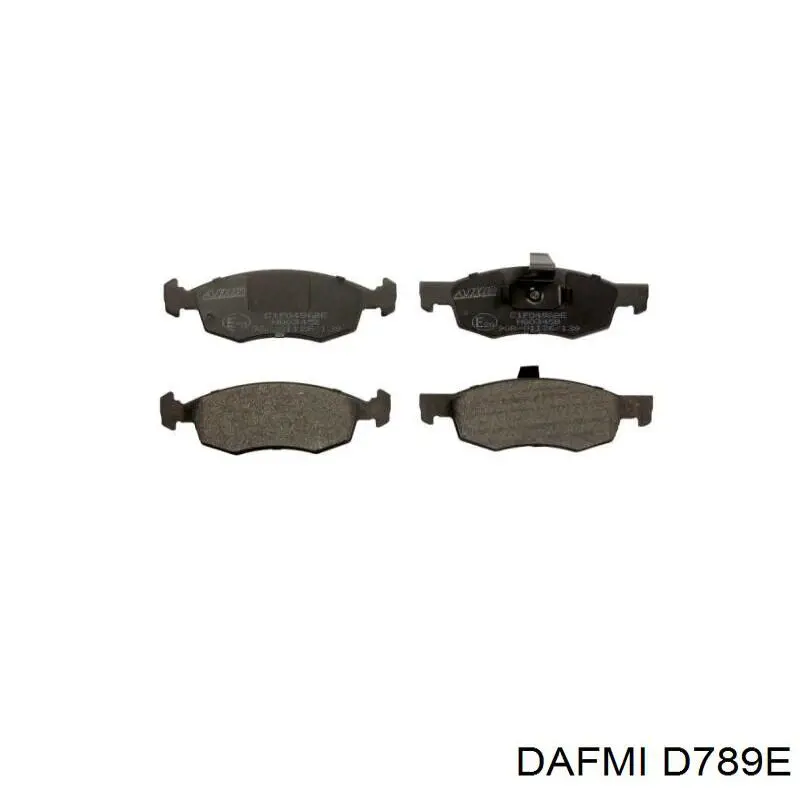 Передні тормозні колодки D789E Dafmi