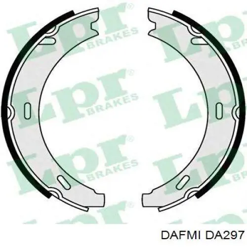 Колодки ручника/стоянкового гальма DA297 Dafmi