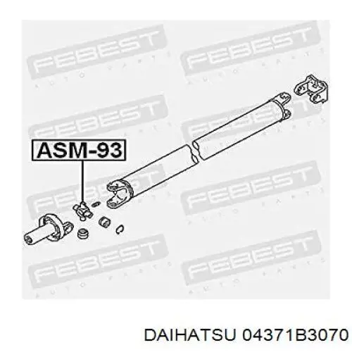 Купити 04371B3070 Daihatsu Хрестовина карданного валу