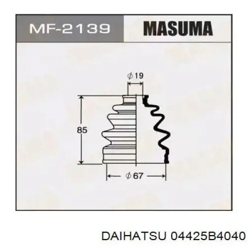  04425B4040 Daihatsu